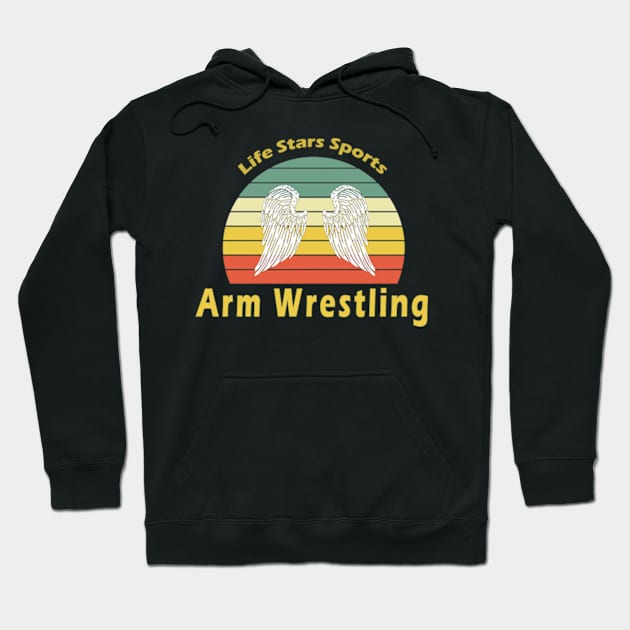 Sport Arm Wrestling Hoodie by My Artsam